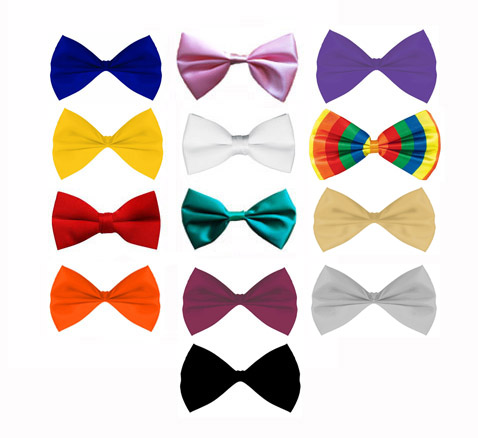 MATERIAL BOW TIES - CHOOSE YOUR COLOUR HERE
