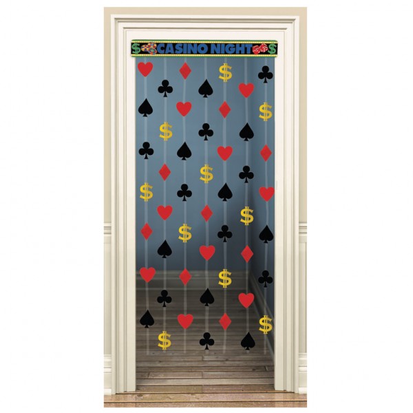 casino doorway curtain
