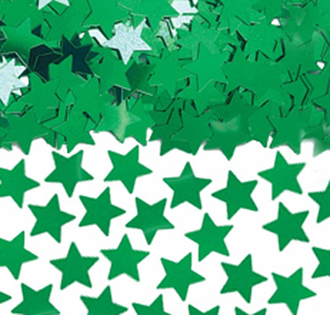 TABLE SCATTERS - GREEN STARS