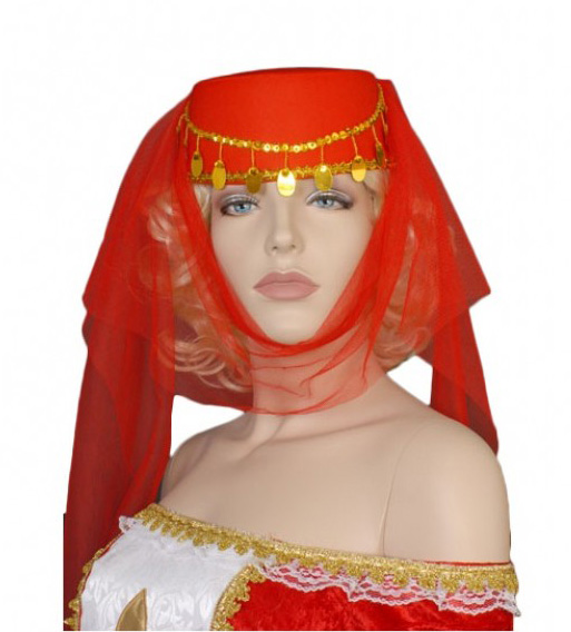 HAREM HAT & VEIL - AVAILABLE IN 3 COLOURS