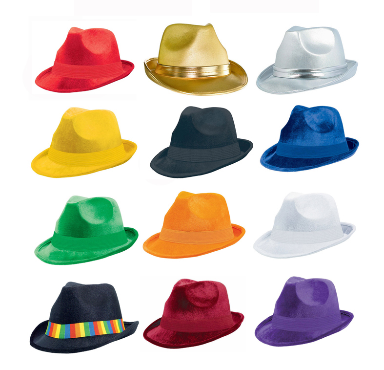 FEDORA/HAVANA/TRILBY TYPE HAT - 12 COLOURS TO CHOOSE FROM