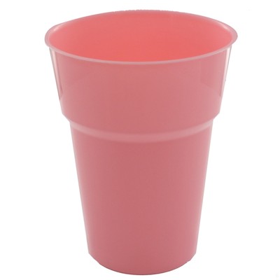 DISPOSABLE CUPS - PALE PINK BOX OF 100