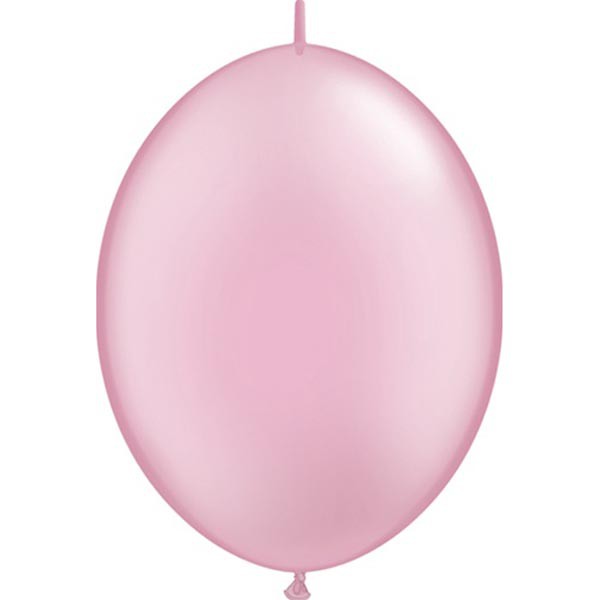 BALLOONS LATEX - QUICK LINK PEARL PINK PACK OF 50