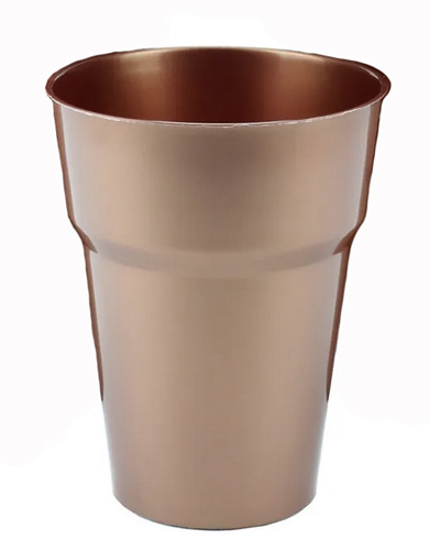 DISPOSABLE CUPS - ROSE GOLD BOX OF 100