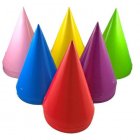 HATS - BULK MULTI COLOURED CONE HATS - PACK OF 50