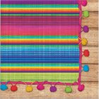 MEXICAN BLANKET 'SERAPE' LUNCH NAPKINS - PACK OF 16