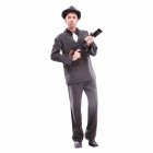 GANGSTER DELUXE PIN STRIPE SUIT - TWO SIZES