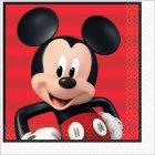 MICKEY MOUSE LUNCH NAPKINS - PACK OF 16