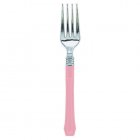 PREMIUM CUTLERY FORK SET NEW PINK - 20 PACK