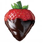 FOIL SUPER SHAPE BALLOON - STRAWBERRY CHOCOLATE DIPPED