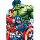 AVENGERS PARTY INVITATIONS - PACK OF 8