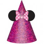 MINNIE MOUSE PARTY HATS - PACK OF 8
