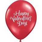 BALLOONS LATEX - HAPPY VALENTINE'S DAY PACK OF 6