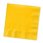 NAPKINS - SCHOOL BUS YELLOW COCKTAIL PACK 50