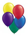BALLOONS LATEX - 5 BRIGHTS PEARLISED/METALLIC PRO PACK OF 100