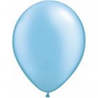 BALLOONS LATEX - PASTEL AZURE BLUE PEARLISED/METALLIC PRO PK 100
