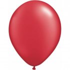 BALLOONS LATEX - RUBY RED PEARLISED PROFESSIONAL PACK OF 100