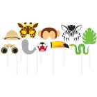 SELFIE PHOTO BOOTH PROPS - JUNGLE PARTY PACK 10