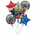 FOIL BALLOON - AVENGERS BIRTHDAY BOUQUET PACK OF 5
