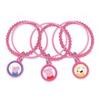 PARTY FAVOURS - PEPPA PIG CHARM BRACELETS PACK OF 8