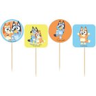 BLUEY CUP CAKES PICKS - PACK OF 24