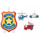 FIRST RESPONDERS CANDLE SET OF 4