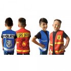 FIRST RESPONDERS POLICE & FIRE VEST PACK OF 4