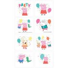 PARTY FAVOURS - PEPPA PIG CONFETTI TATTOOS