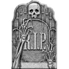 HALLOWEEN TOMBSTONE - SKULL WITH GHOSTLY ARMS