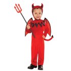 DEVIL BOYS FANCY DRESS COSTUME TODDLER TO 6 YEARS