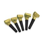 BLACK & GOLD BLOWOUTS - PACK OF 24