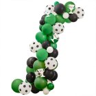 KICK OFF PARTY SOCCER BALLOON ARCH WITH TROPHY DECORATIONS
