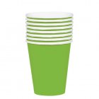 DISPOSABLE CUPS PAPER - LIME GREEN 354ML - PACK OF 20