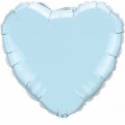 FOIL BALLOON HEART SHAPE - PALE BLUE