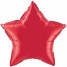 FOIL BALLOON STAR SHAPE - RUBY RED