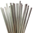 STRAWS - SILVER FOIL PACK OF 24