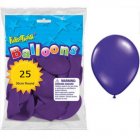 BALLOONS LATEX - FUNSATIONAL CRYSTAL PURPLE PACK OF 25