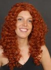 WIG - LONG WAVY RED ANNE MARGARET/SHOWGIRL STYLE