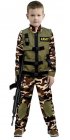 ARMY SOLDIERS CAMO CHILD DELUXE COSTUME - 3 SIZES