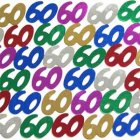 TABLE SCATTERS - 60TH MULTI COLOURED