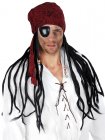 DELUXE PIRATE WIG WITH DREADS & SCARF