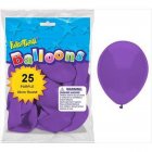 BALLOONS LATEX - FUNSATIONAL PURPLE PACK OF 25