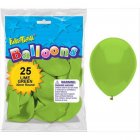 BALLOONS LATEX - FUNSATIONAL LIME GREEN PACK OF 25