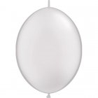 BALLOONS LATEX - QUICK LINK PEARL WHITE PACK OF 50