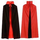 BLACK & RED REVERSABLE SATIN CAPE 8 YRS TO ADULT