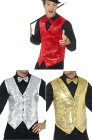 SEQUIN WAISTCOAT VEST AVAILABLE IN 3 COLOURS
