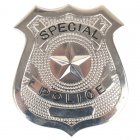 SPECIAL POLICE METAL PIN ON BADGE