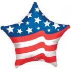FOIL BALLOON - AMERICAN FLAG STARS & STRIPES