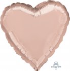 FOIL BALLOON HEART SHAPE - ROSE GOLD