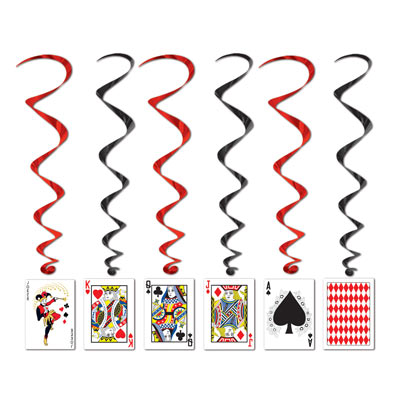 PLAYING CARD WHIRLS PACK OF 5